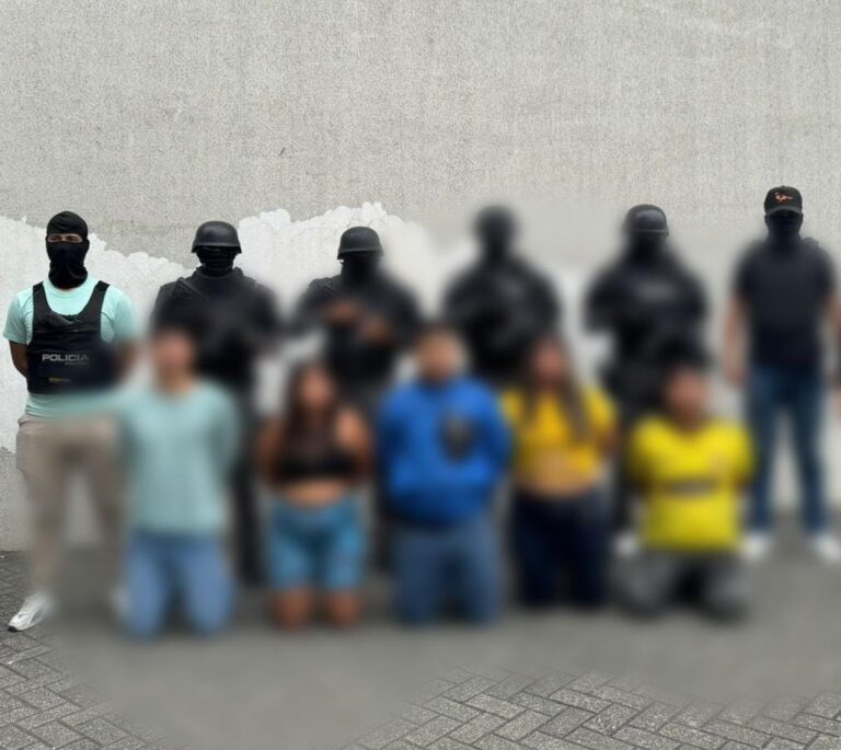 Policía aprehendió a cinco integrantes del GDO “Las Águilas” por el delito de extorsión en Guayaquil