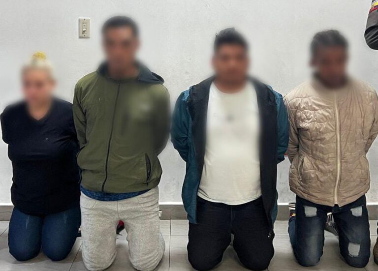 Policía aprehendió a cuatro presuntos implicados en asesinato en el sur de Quito