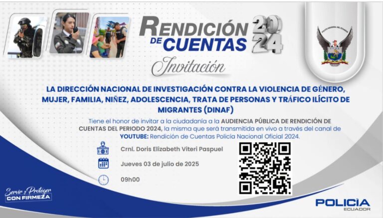 La DINAF rinde cuentas a la ciudadanía