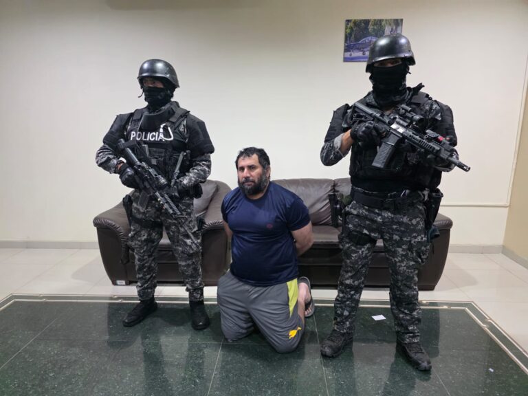 Alias «Fito» fue capturado: golpe histórico al crimen organizado en Ecuador