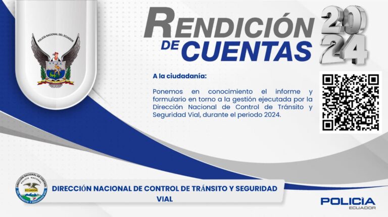 Dirección Nacional de Tránsito rinde cuentas a la ciudadanía