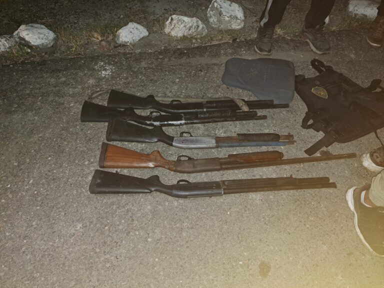 Policía Nacional decomisó armas de fuego en El Oro