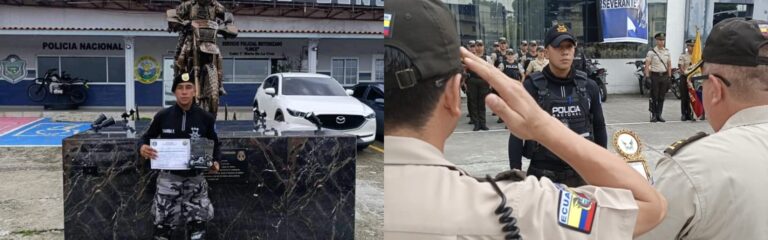 Policía motorizado obtiene el primer lugar en curso internacional