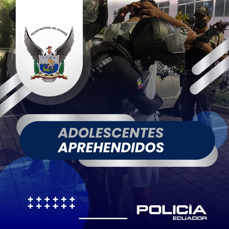 Policía Nacional puso a órdenes de la justicia a dos adolescentes, presuntos implicados en delitos sexuales
