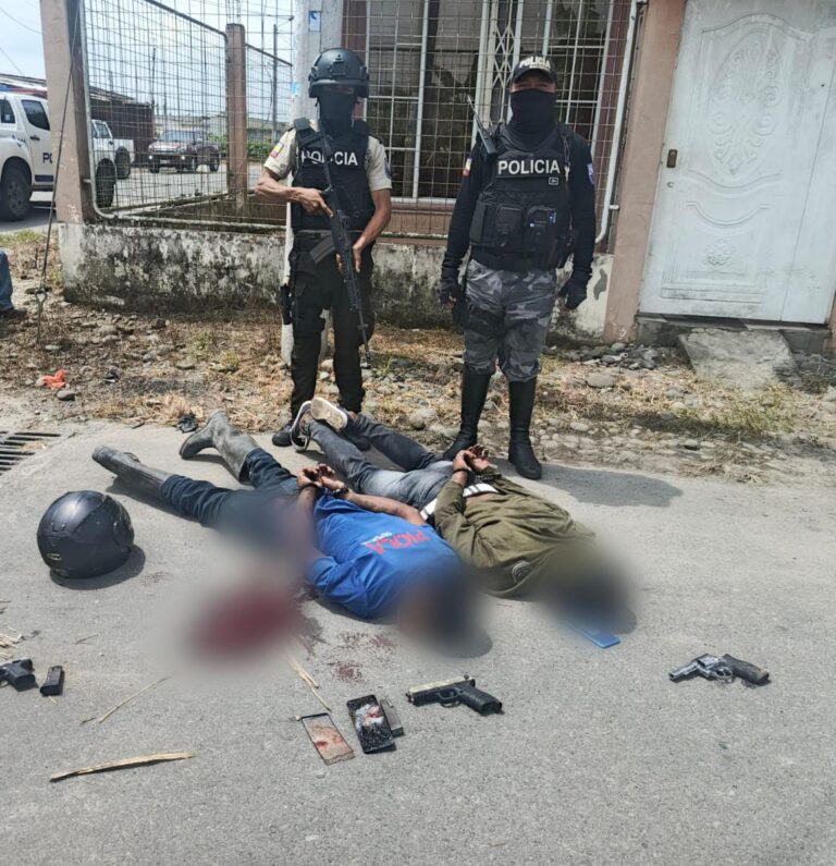 Operativo policial dejó dos sujetos neutralizados y un aprehendido tras enfrentamiento armado en Esmeraldas