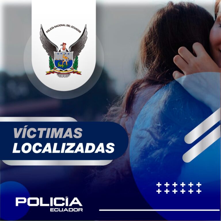 Policía localizó a dos personas secuestradas y recuperó vehículo robado en Los Ríos