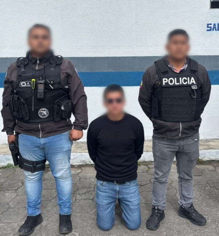 Policía aprehendió a un ciudadano por el delito de lavado de activos en Carchi