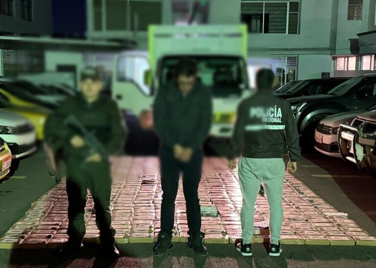 Operativo policial permitió incautar más de media tonelada de droga en Tandapi