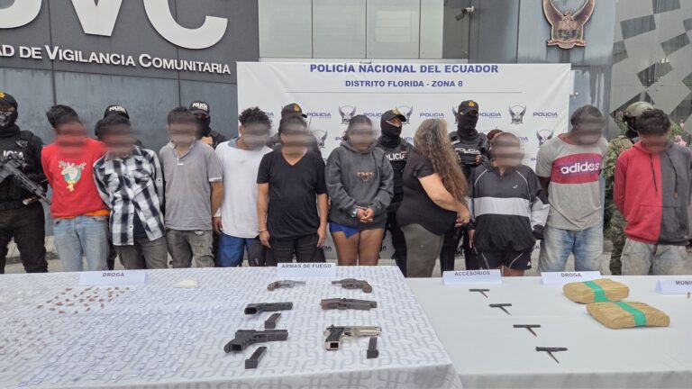 Operativos policiales en la Zona 8 dejan 214 aprehendidos y 40 armas incautadas