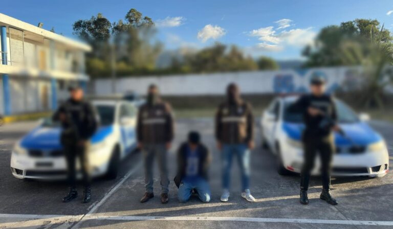 Policía Nacional capturó a un ciudadano por el presunto delito de violación en Quito