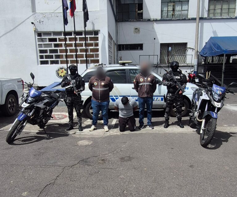 Un sujeto capturado por presunto tráfico ilícito de armas en Quito