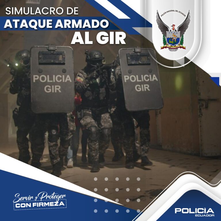 Grupo de Intervención y Rescate fortalece su preparación con simulacro frente a amenazas