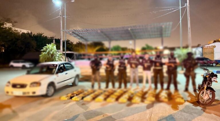 Operativo Policial afectó a una célula del narcotráfico con la incautación de más de 2 millones de dosis de droga en Manabí