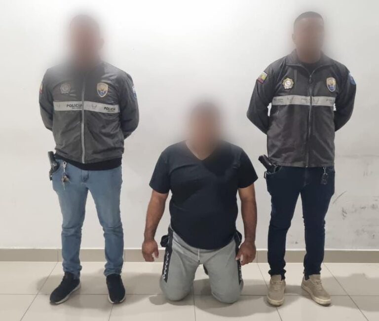 Policía captura a un sospechoso de robo a personas en Guayaquil