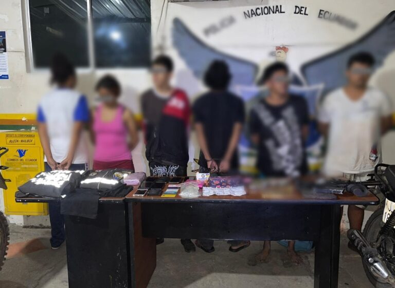 Policía Nacional aprehendió a seis ciudadanos del GDO “La Mafia” por tentativa de asesinato en Guayas
