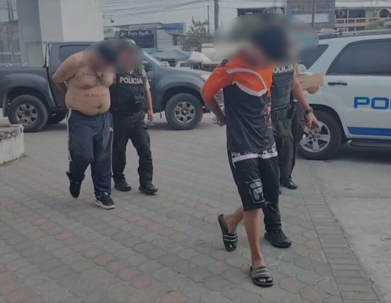 La Policía Nacional aprehendió a dos sujetos presuntos vinculados a una muerte violenta en Florida.