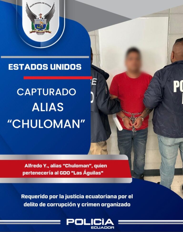 Ciudadano con notificación roja de Interpol fue detenido y deportado desde los Estados Unidos