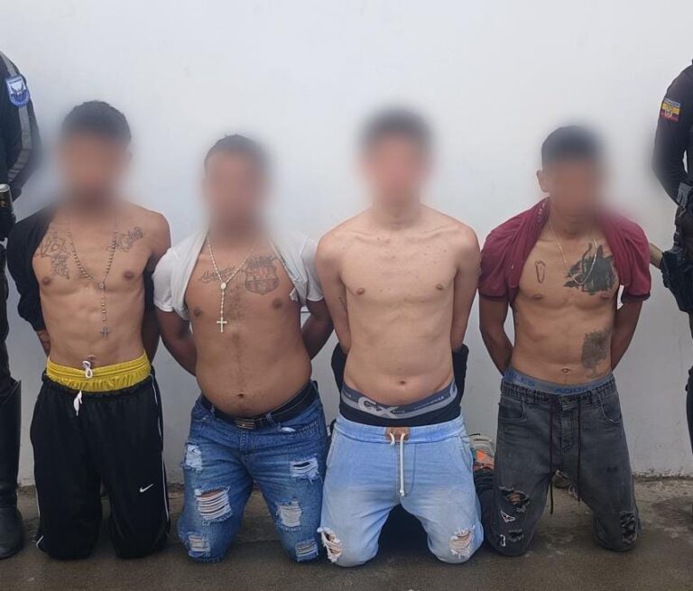 Cuatro presuntos implicados en el secuestro extorsivo fueron capturados en operativo en Loja