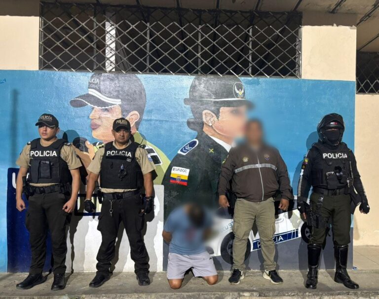 Acción oportuna permitió la aprehensión en flagrancia de presunto implicado en ataque armado en Yantzaza