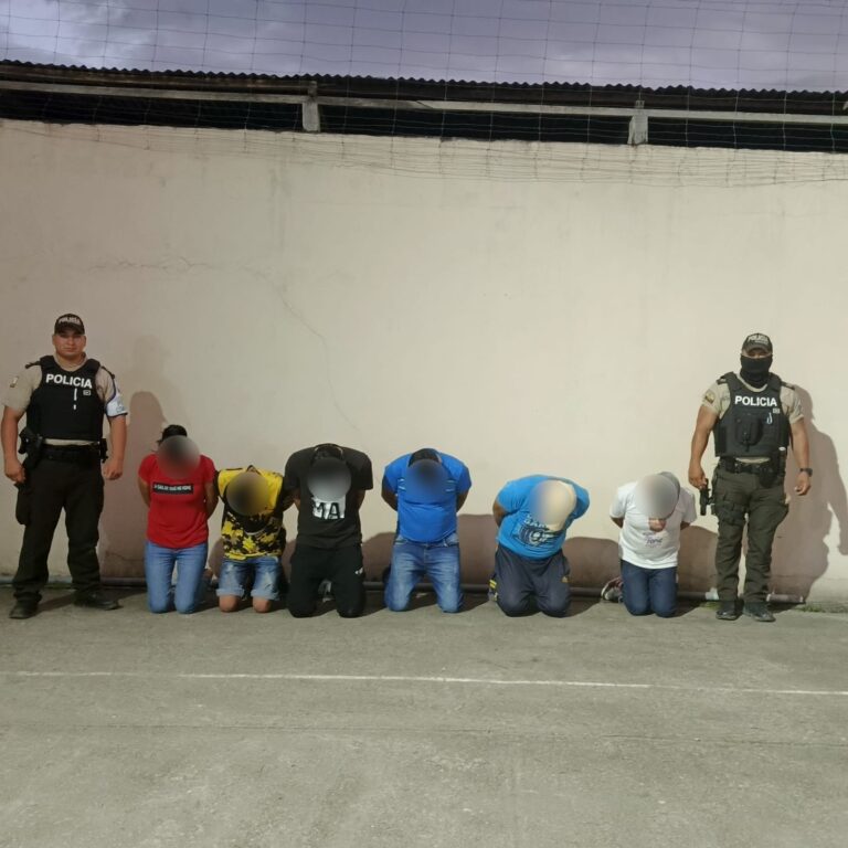 Policía Nacional incauta sustancias ilícitas, arma y municiones; cuatro aprehendidos son presuntamente integrantes de “Los Lobos”