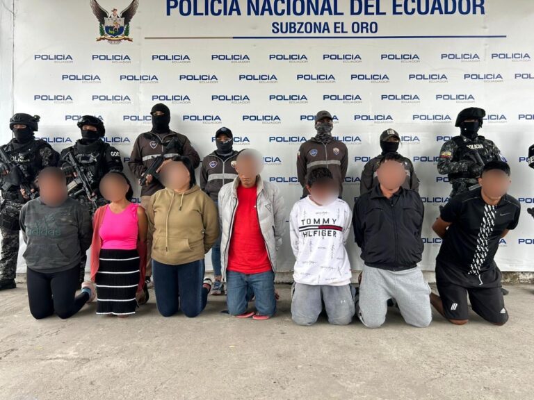 Afectamos a Grupo Armado Organizado vinculado al microtráfico en El Oro