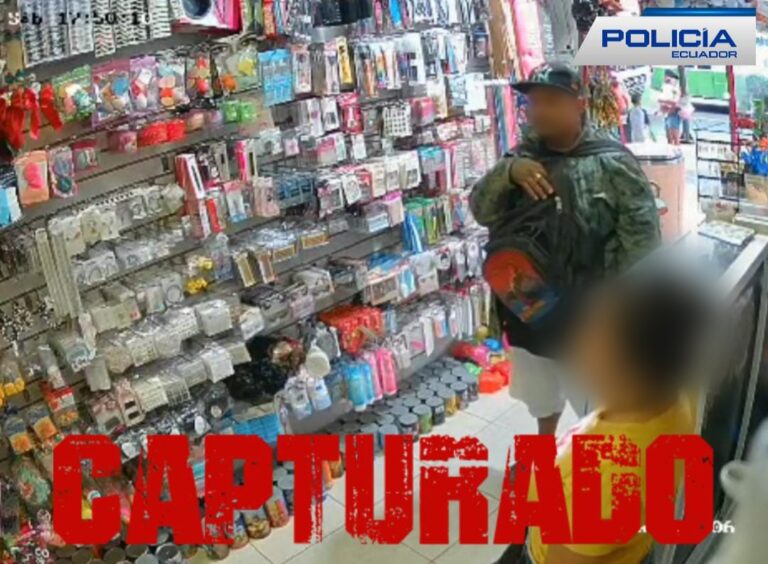 Un presunto implicado en extorsión y robo fue capturado en Los Ríos 