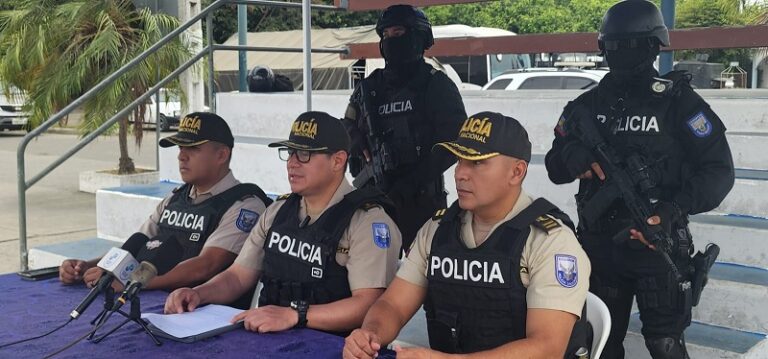 La Policía en Manabí intensificó sus operativos durante el feriado del 10 de agosto