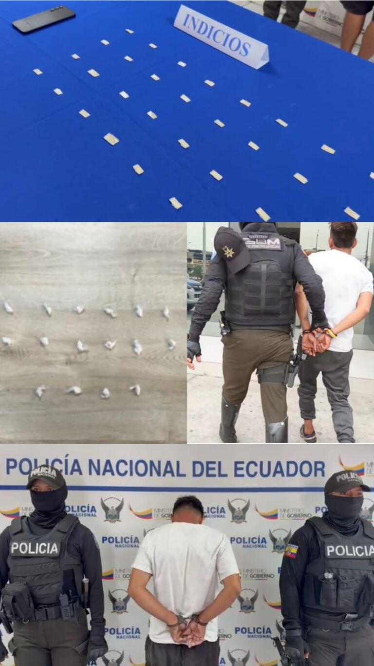 Aprehendidos presuntos microtraficantes en Guayaquil