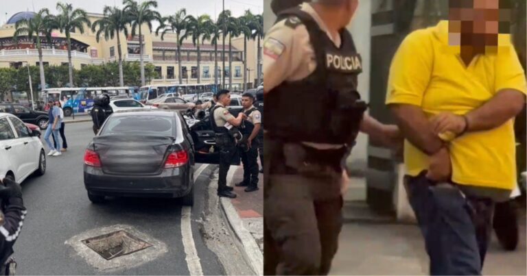 Presunto «sacapintas» fue aprehendido en Guayaquil