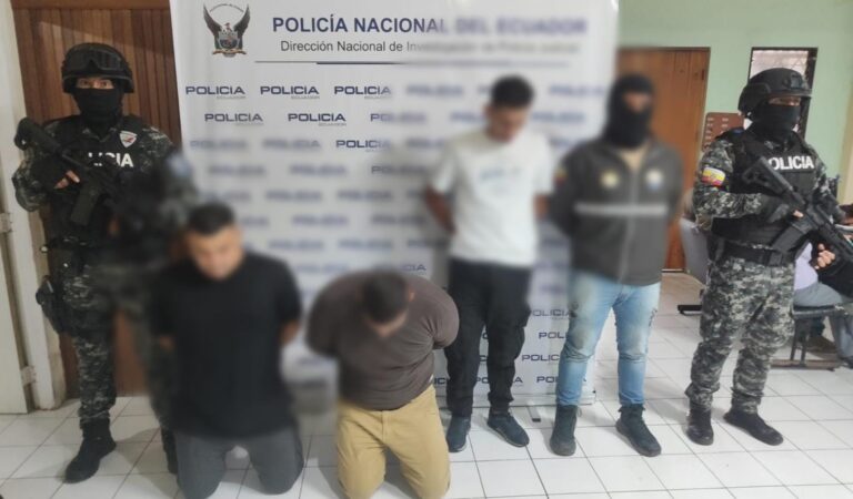 Policía Nacional capturó a tres integrantes del GDO “Los Lagartos”, entre ellos alias “Blanquito” considerado objetivo de intermedio valor