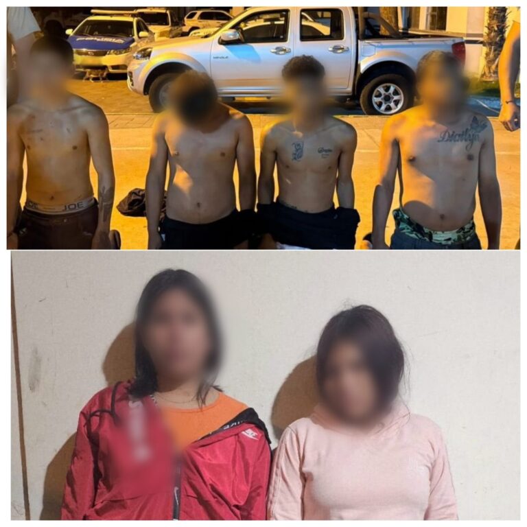 Seis presuntos implicados en una muerte violenta fueron capturados en Manabí