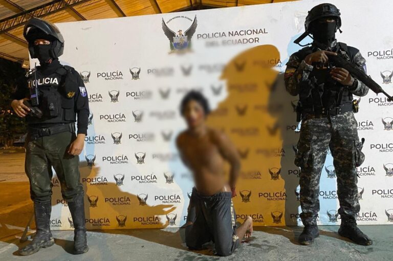 Policía Nacional capturó a alias “La Rata” integrante del GDO “Gánsters”, considerado objetivo de intermedio valor en Esmeraldas