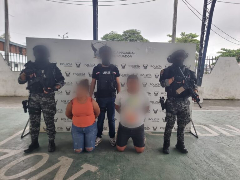 Operativo “Libertad 624” permitió la captura de dos extorsionadores en Esmeraldas