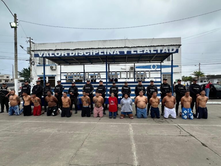 Operativo “Apolo 6” permitió capturar a quince presuntos integrantes de “Los Lobos” y “Saobox” en El Oro