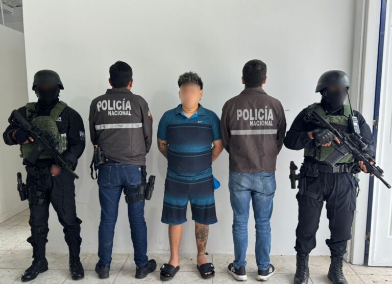 Policía Nacional capturó al séptimo más buscado de Pichincha por el delito de asesinato
