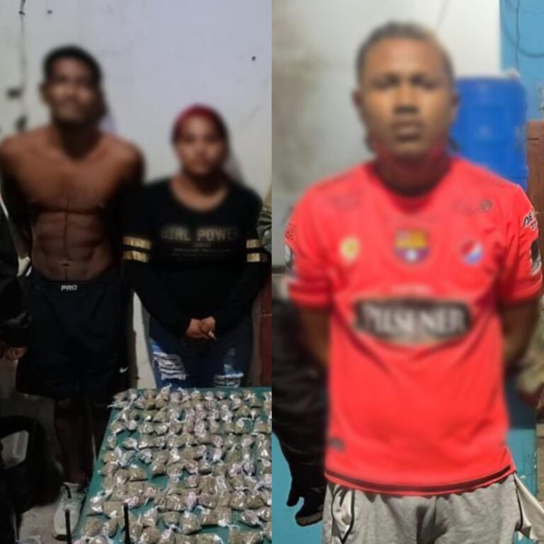 Tres presuntos integrantes de “Los Tiguerones” fueron capturados en Esmeraldas