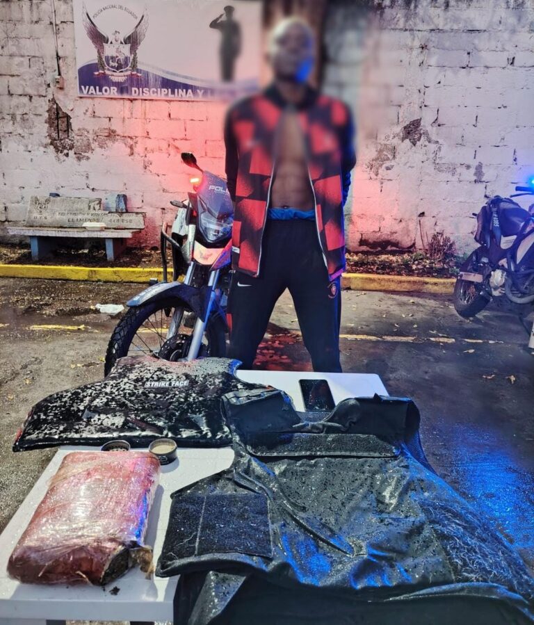 Ciudadano aprehendido por comercialización ilícita de drogas en el sur de Quito