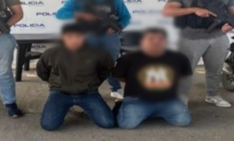 Policía Nacional aprehendió a dos integrantes del GAO “Los Lobos”, por el delito de extorsión en El Oro