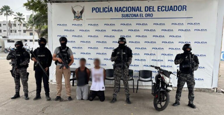 Operativo “Libertad 659” permitió la liberación de un ciudadano y la aprehensión de dos presuntos secuestradores en Machala