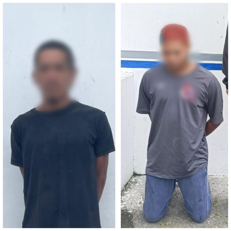Dos sujetos armados fueron aprehendidos en flagrancia en San Lorenzo y Quinindé