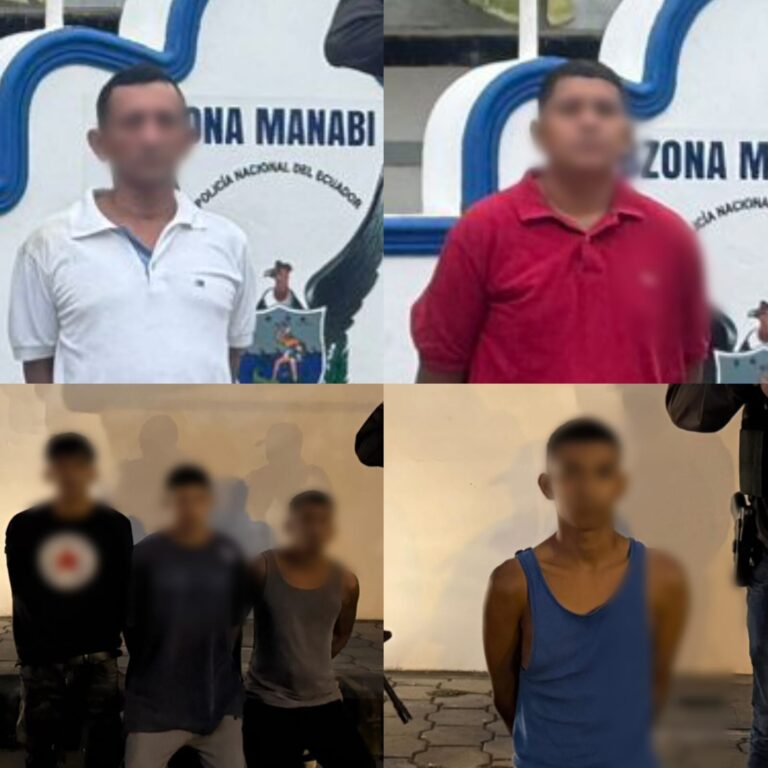 Golpe al microtráfico con cuatro operativos ejecutados en Manabí