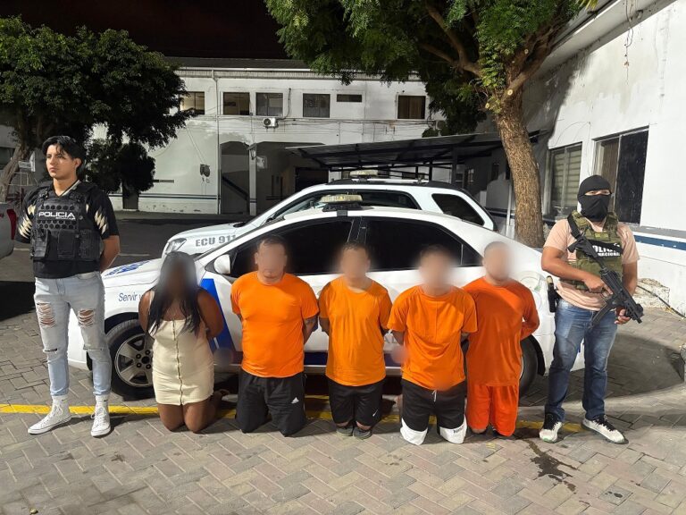Policía Nacional libera a persona secuestrada y captura a cinco sospechosos