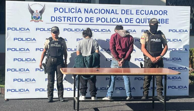 La Policía Nacional aprehende a dos personas por robo con arma blanca