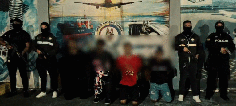 Cuatro implicados en ataque armado en un puerto de Guayaquil fueron capturados