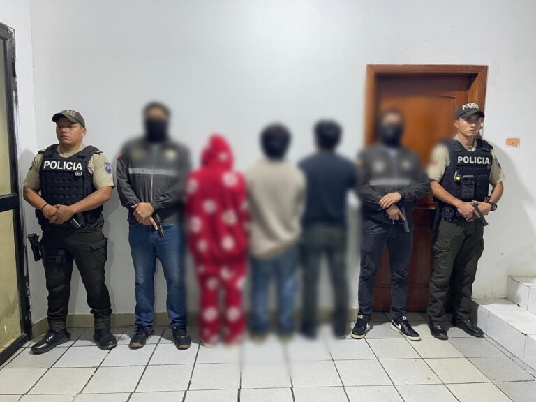 Adolescentes aprehendidos por microtráfico en Zamora Chinchipe