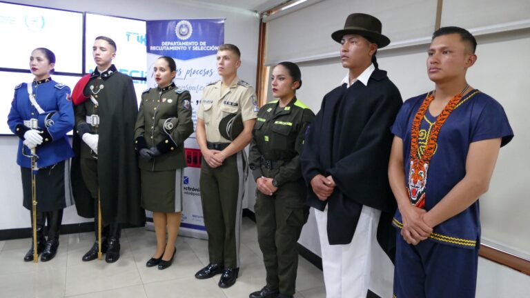 Policía realiza el lanzamiento del proceso de reclutamiento y selección nivel directivo y nivel técnico operativo bachiller, pueblos y nacionalidades y título de tercer nivel septiembre 2025