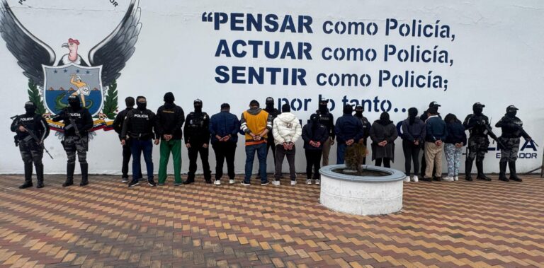 12 capturados por el presunto delito de secuestro extorsivo