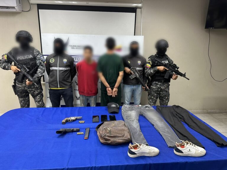 Dos sujetos capturados tras hecho violento en la provincia de Los Ríos