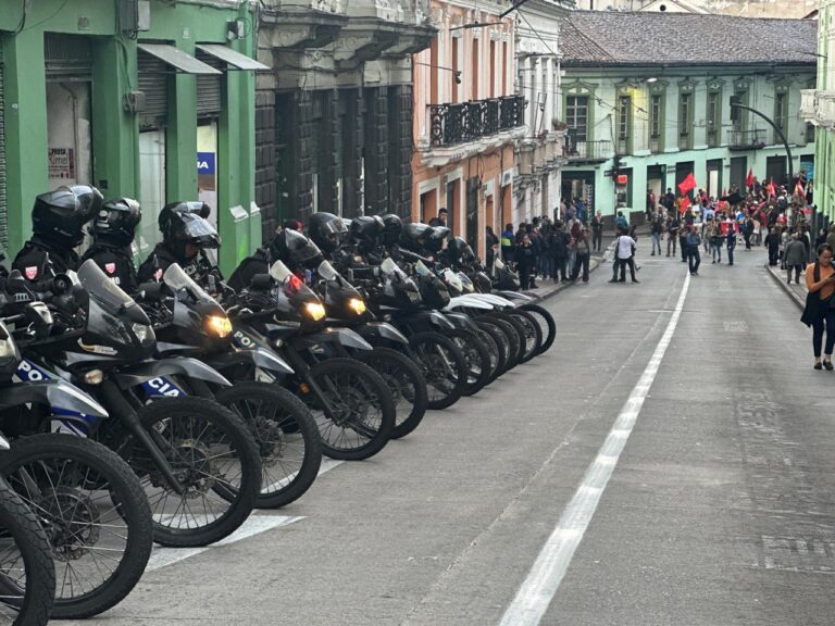 Policía Nacional garantiza la movilidad y seguridad en medio de manifestaciones a nivel nacional