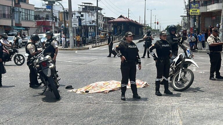 DELINCUENTE ABATIDO EN EL SUR DE GUAYAQUIL